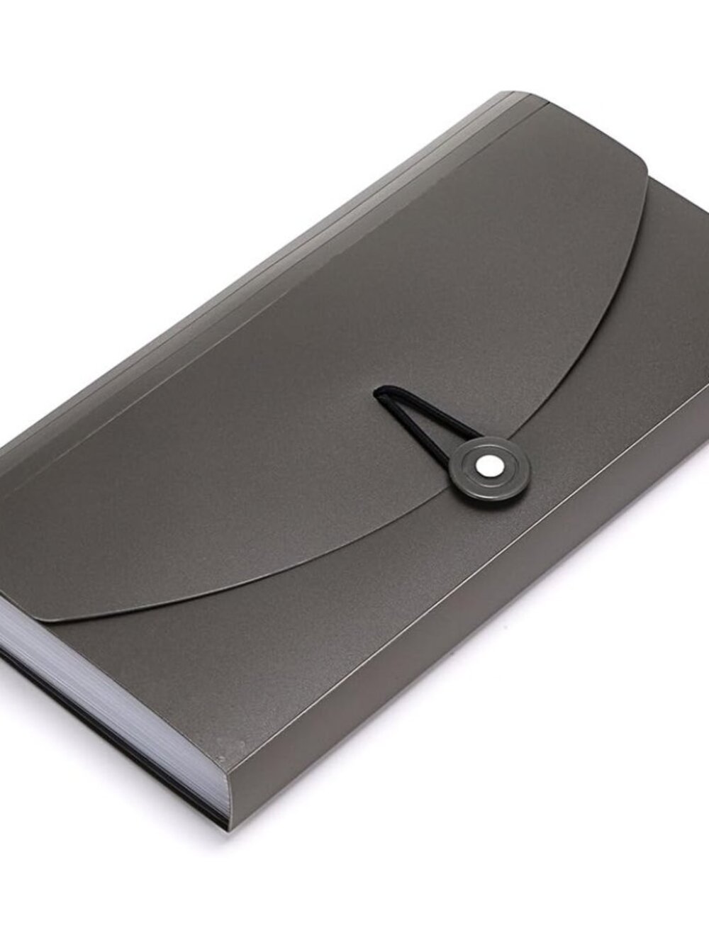 13 Pockets Expanding Check Bill File Folder-Hand-held, New Grey